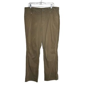 Killik Mens Utility Pant 38x32 Brown Outdoor Workwear Casual Woven Cotton Nylon